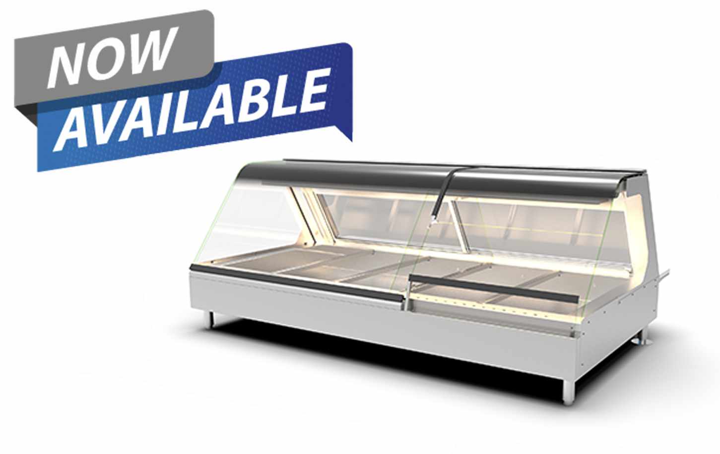 Giles' newly designed, heated merchandisers with LED - Now Available