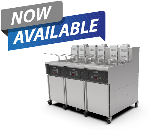 Giles' newly designed gas-fired, square-vat fryer is now available!