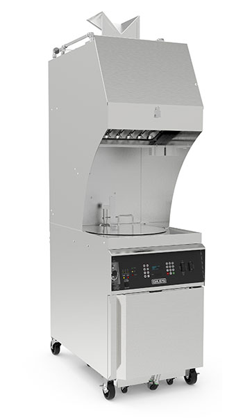 Broaster 1800 Pressure Fryer W/Giles Ventless Hood